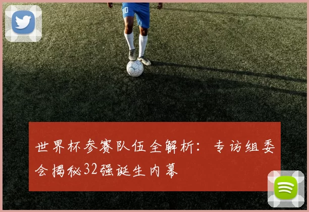 世界杯参赛队伍全解析:专访组委会揭秘32强诞生内幕